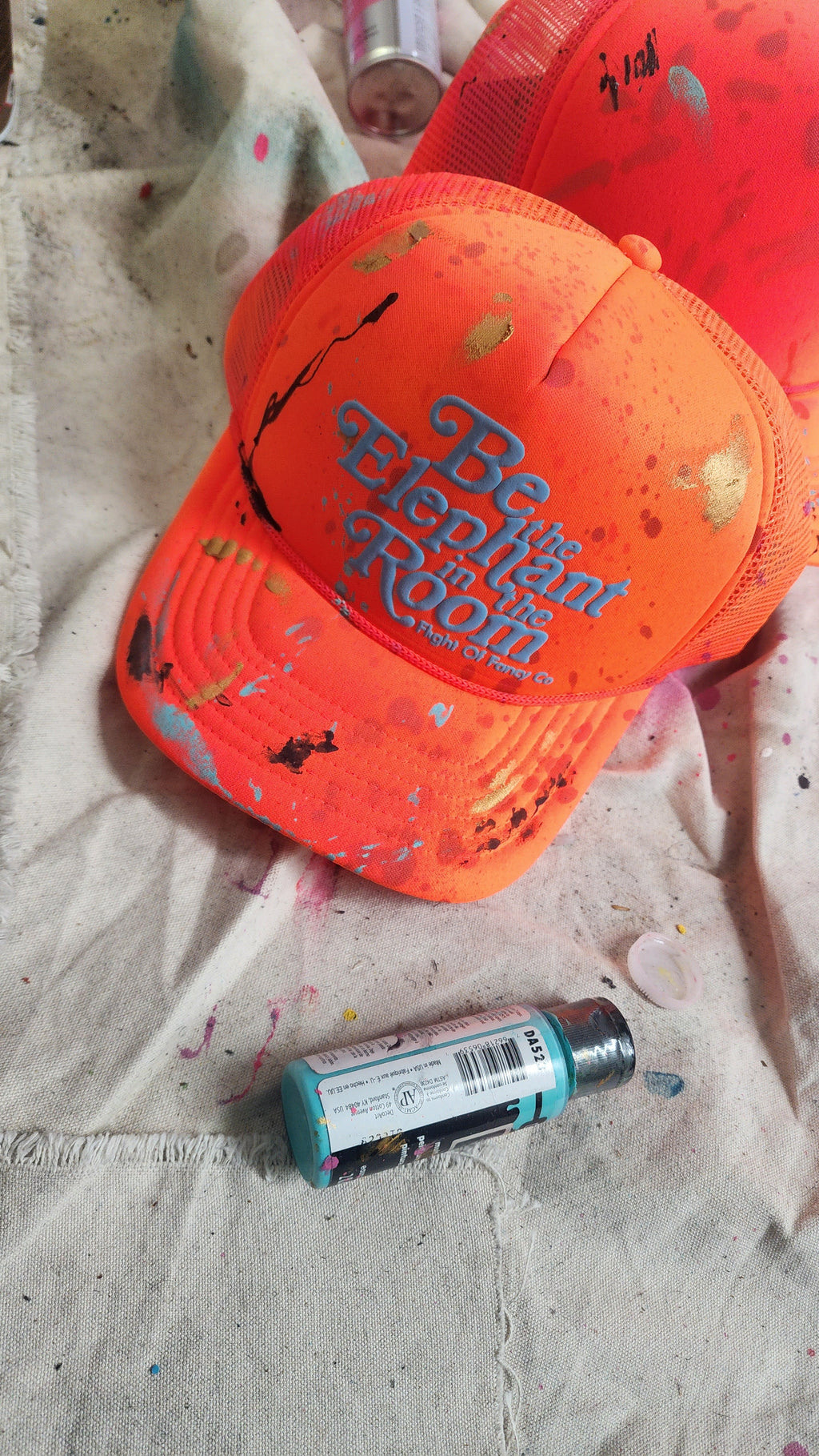 Safety Orange Trucker hat