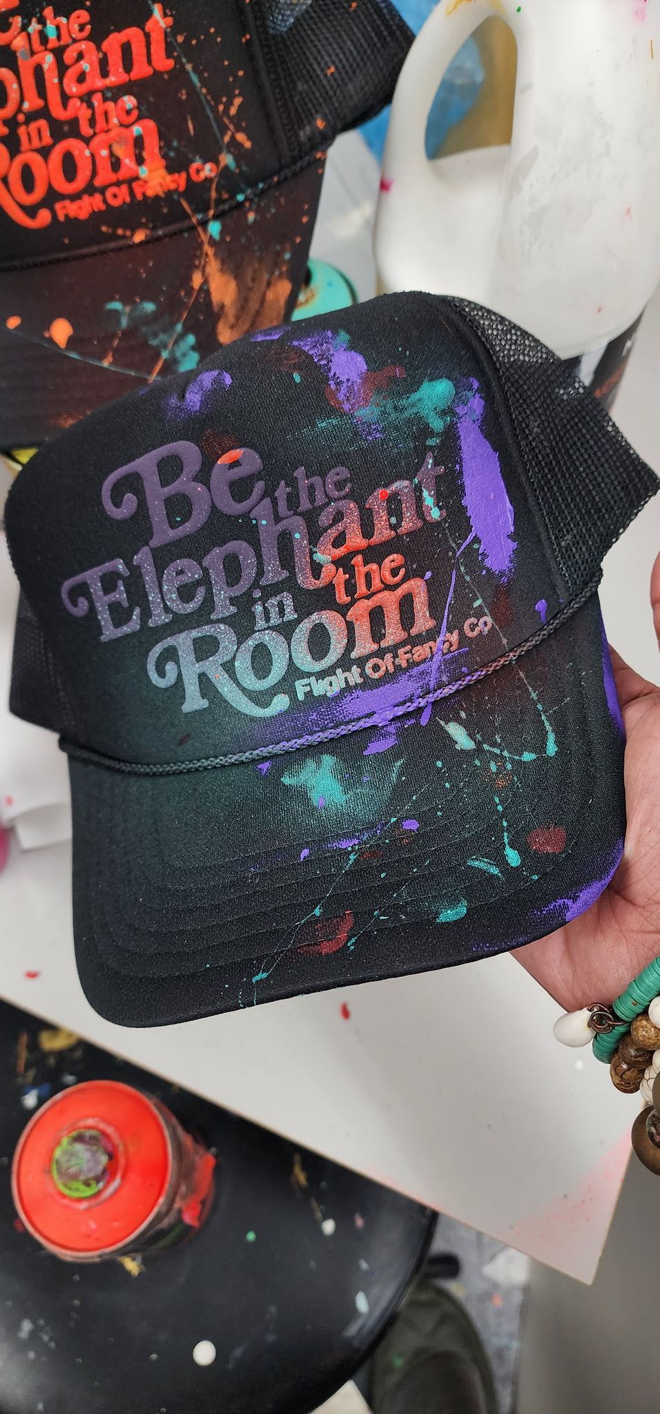 Trucker Hat Be the Elephant In The Room
