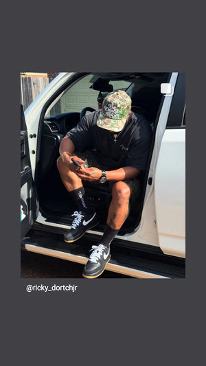 Woodland Camo trucker hat Be the Elephant In the Room
