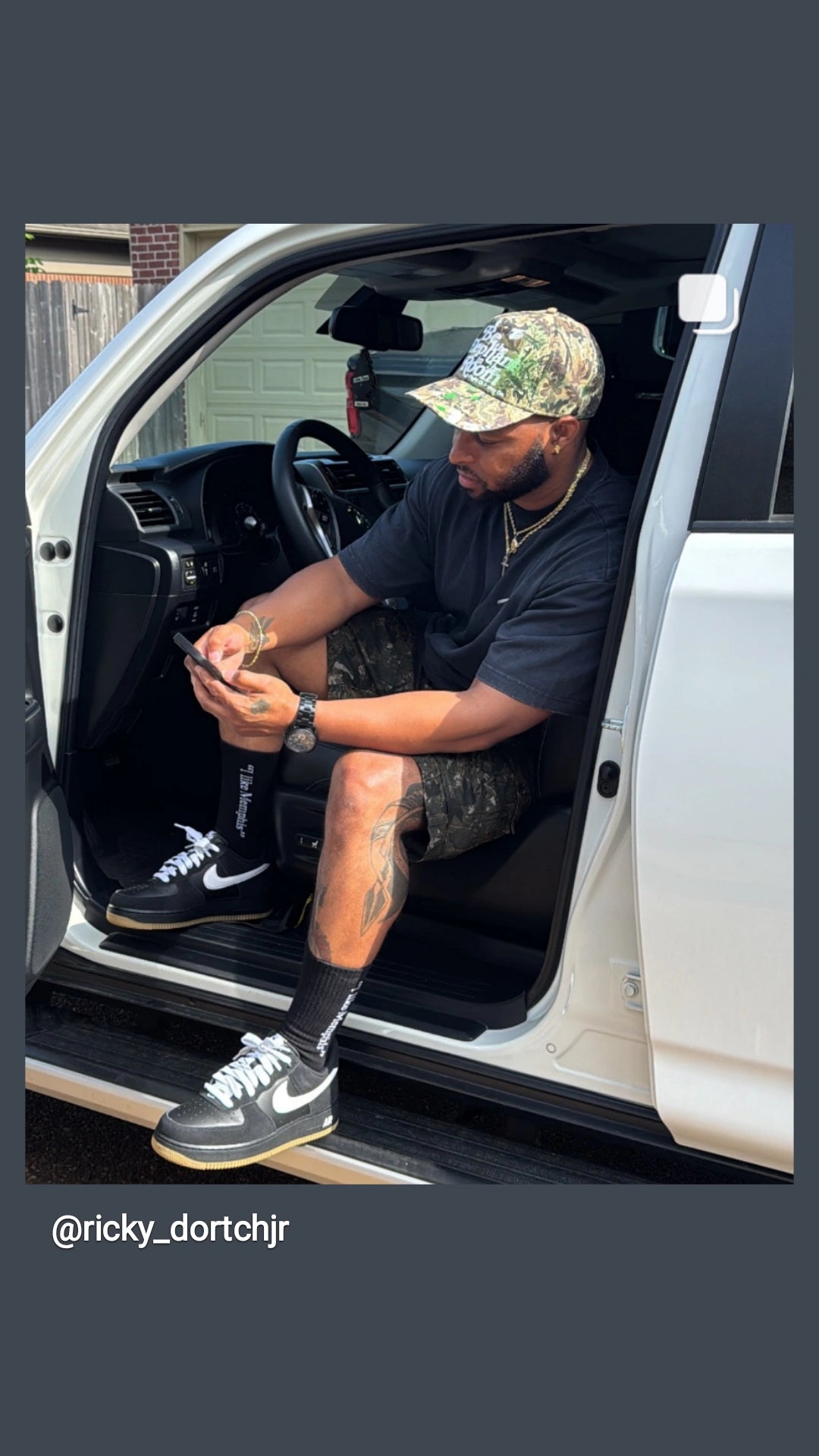 Woodland Camo trucker hat Be the Elephant In the Room