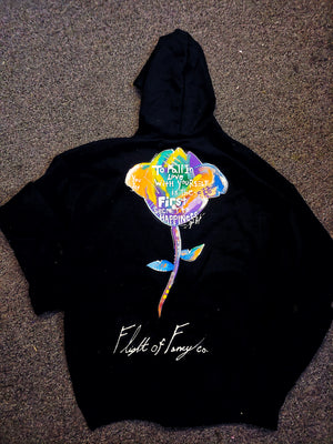 "I Love Me" hoodie White or Black
