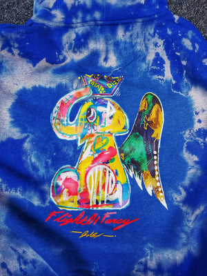 Bleached Blue hoodie 1of1