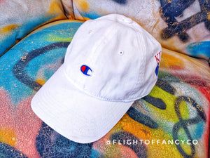 White Color Change Champion Dad Hat