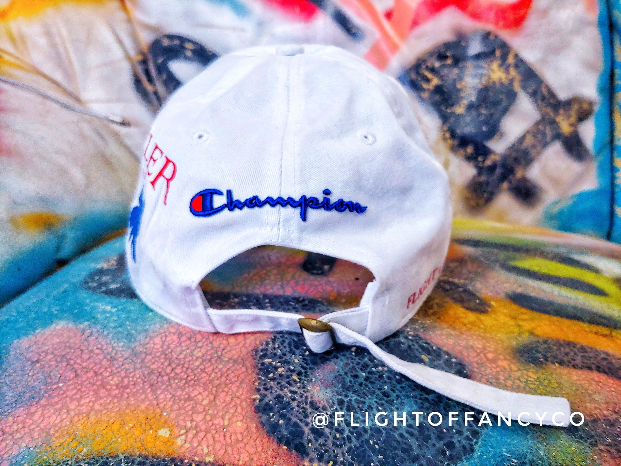 White Color Change Champion Dad Hat