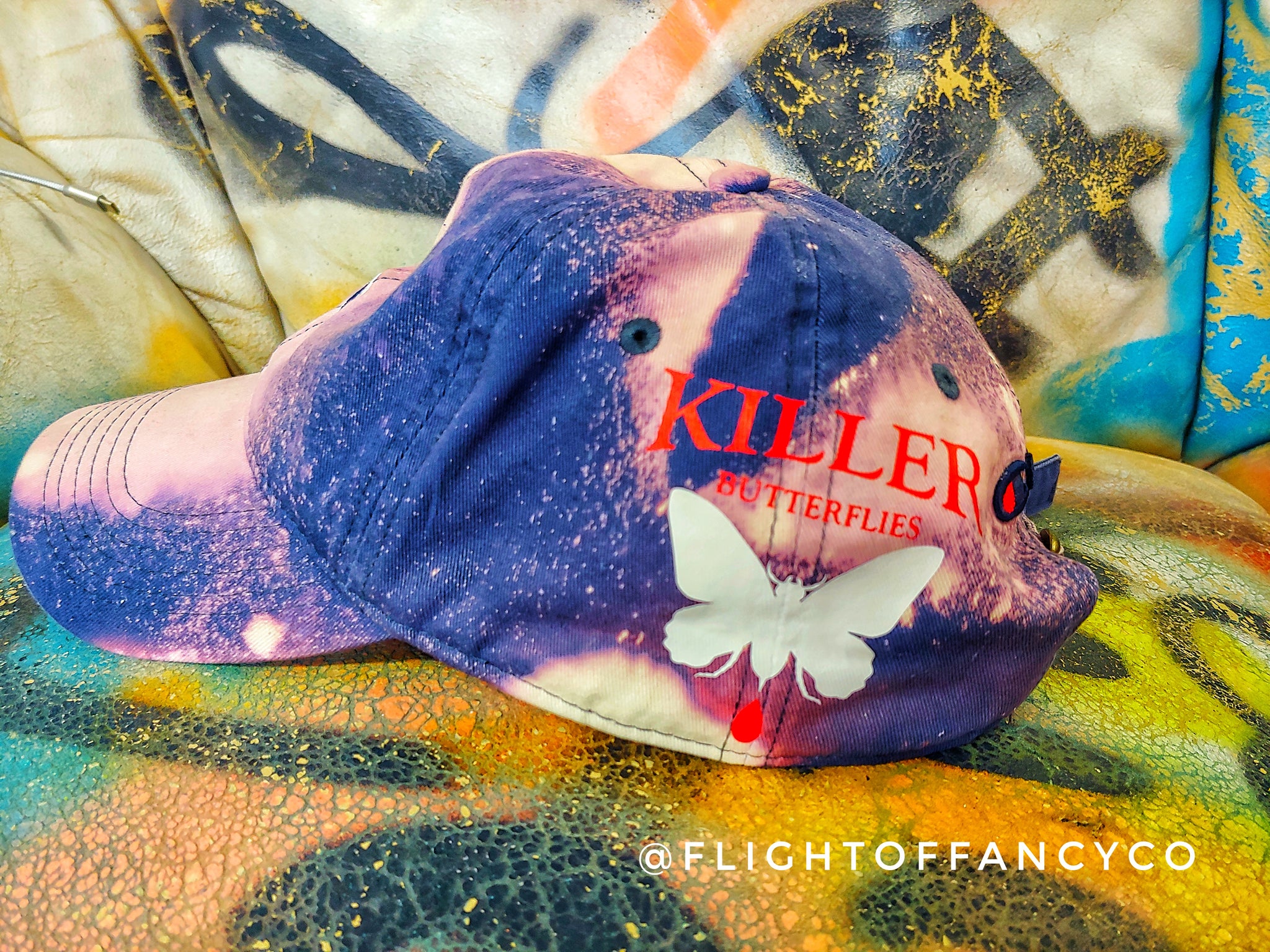 Blue Glow Champion Color Change Dad Hat