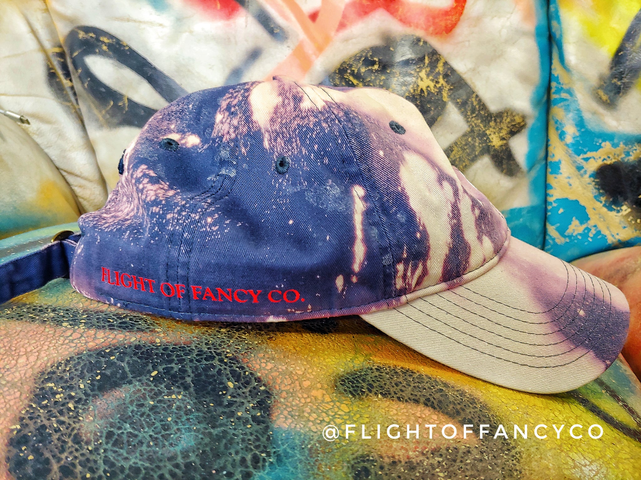Blue Glow Champion Color Change Dad Hat
