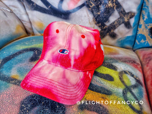 Red Color Change Champion Dad Hat