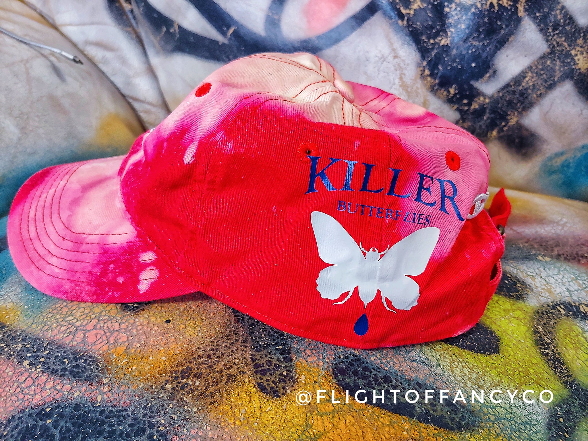 Red Color Change Champion Dad Hat