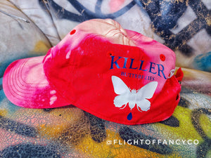 Red Color Change Champion Dad Hat