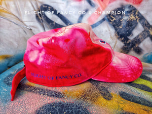 Red Color Change Champion Dad Hat