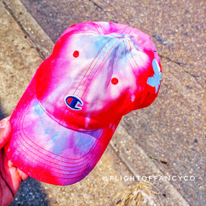 Red Color Change Champion Dad Hat