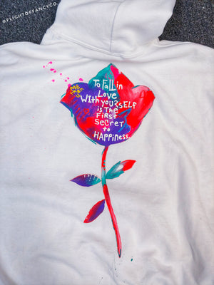 "I Love Me" hoodie White or Black