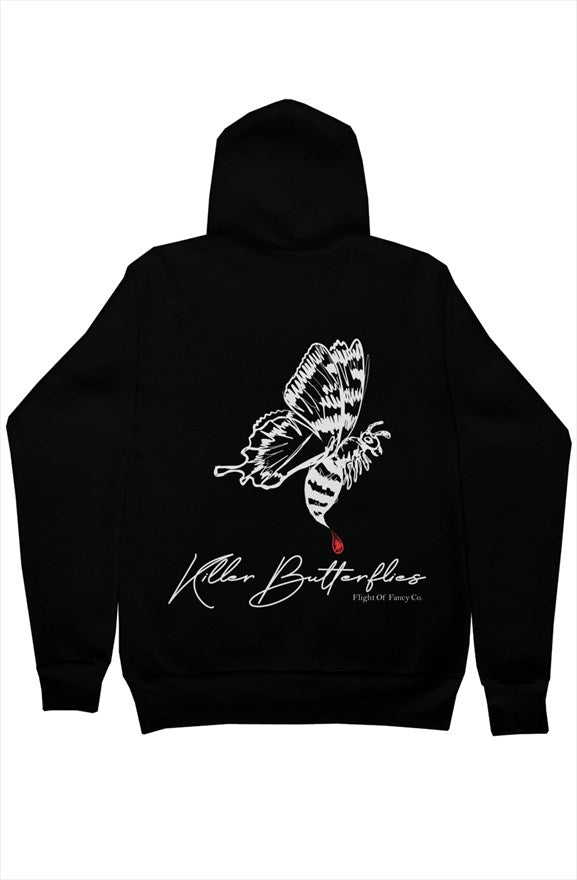 Doodle Killer Butterflies Hoodie