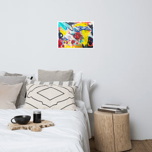 Drop Bouquets Not Bombs Poster
