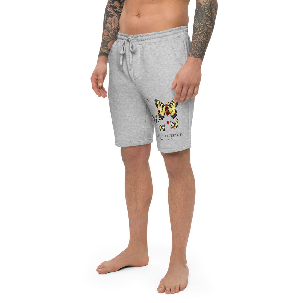 Killer Butterflies Fleece Shorts