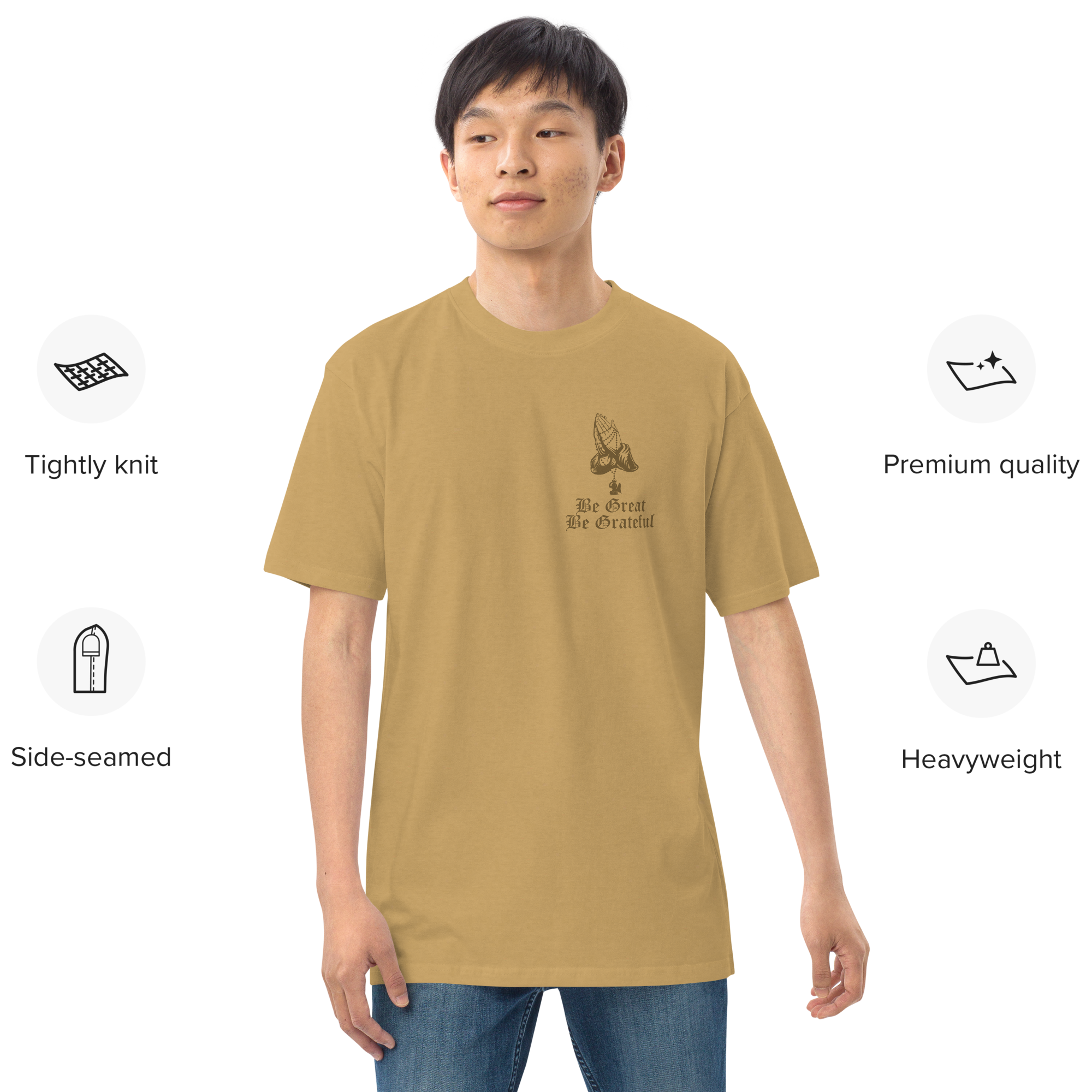 Be Grateful Saturn Gold Travis scott tee