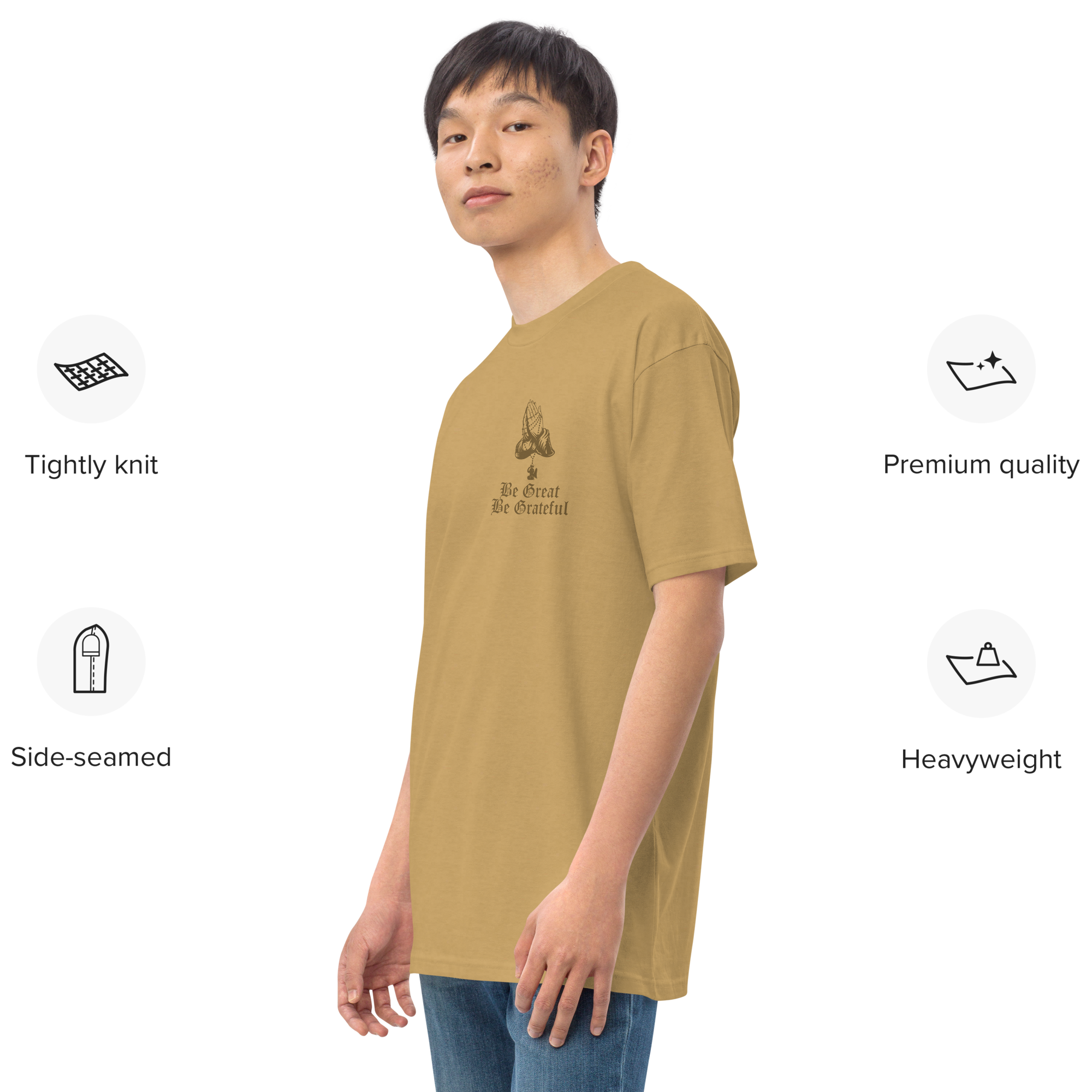 Be Grateful Saturn Gold Travis scott tee