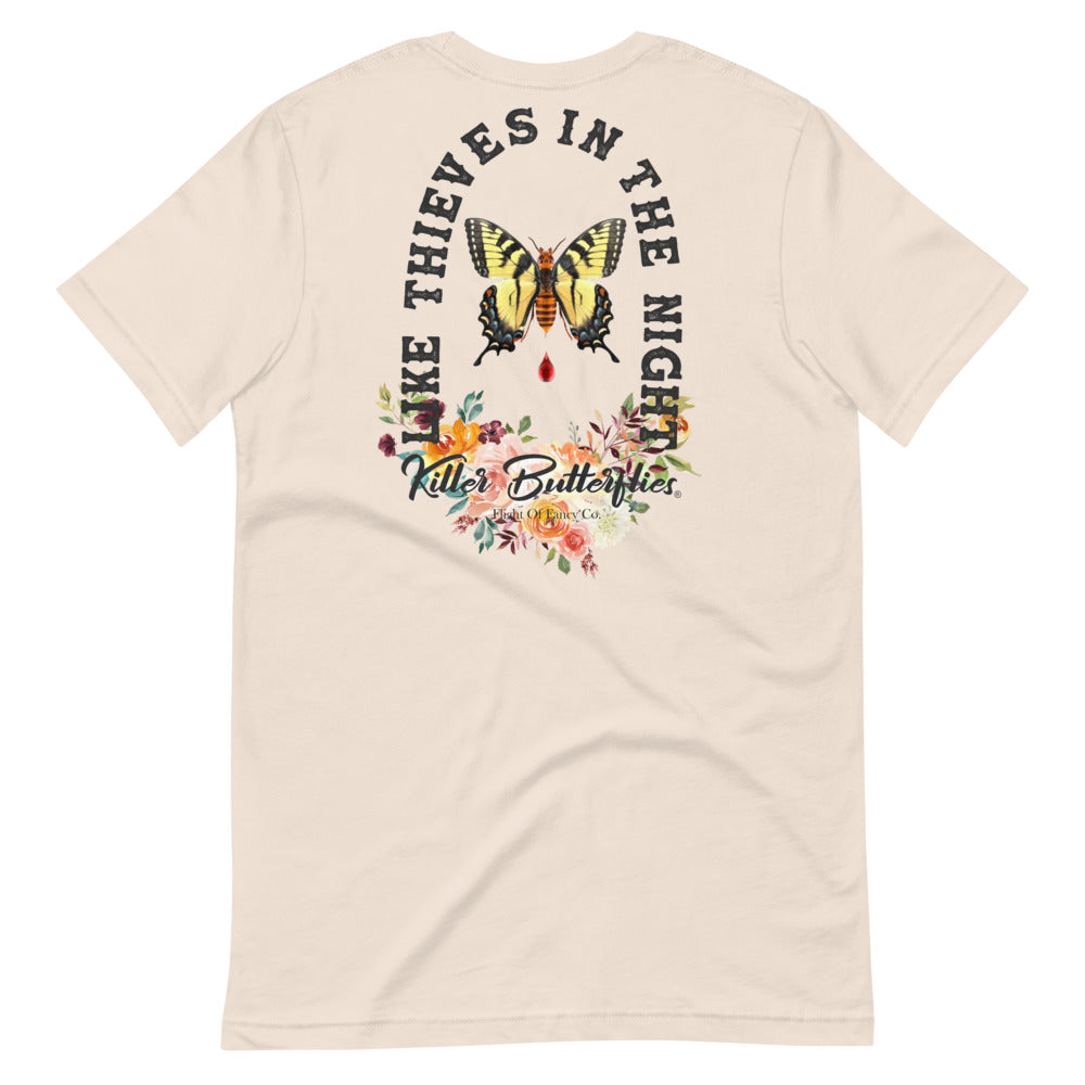 Killer Butterflies Floral Tshirt