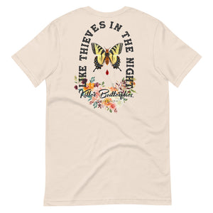 Killer Butterflies Floral Tshirt