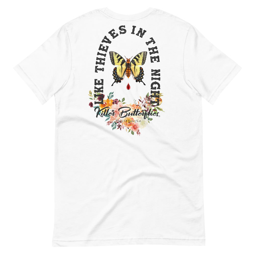 Killer Butterflies Floral Tshirt